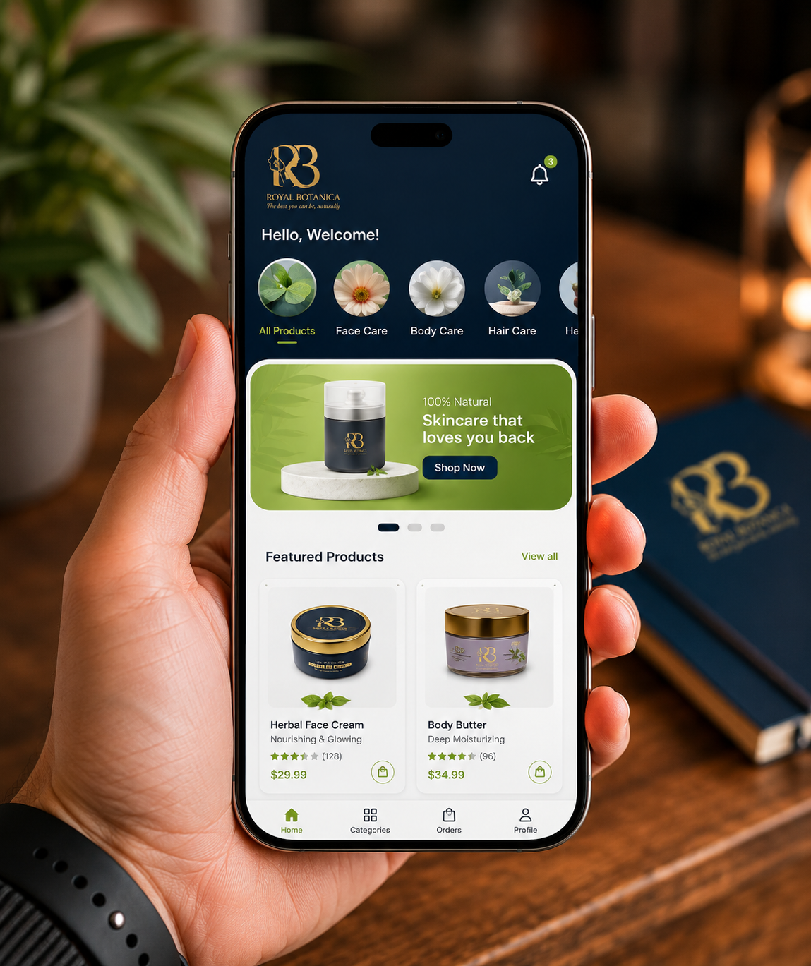Fuel station login app UI